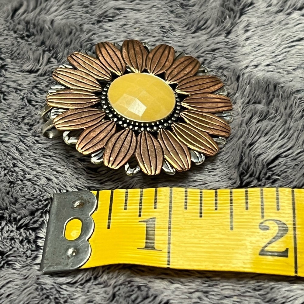 Carolyn Pollack Southwestern Copper Sunflower Jewelry Set - Picture 3 of 12